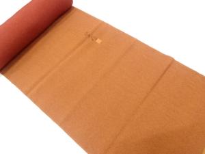 アンティーク　住田双光作　縮緬地　草木染　極万筋江戸小紋着尺反物(八掛付)